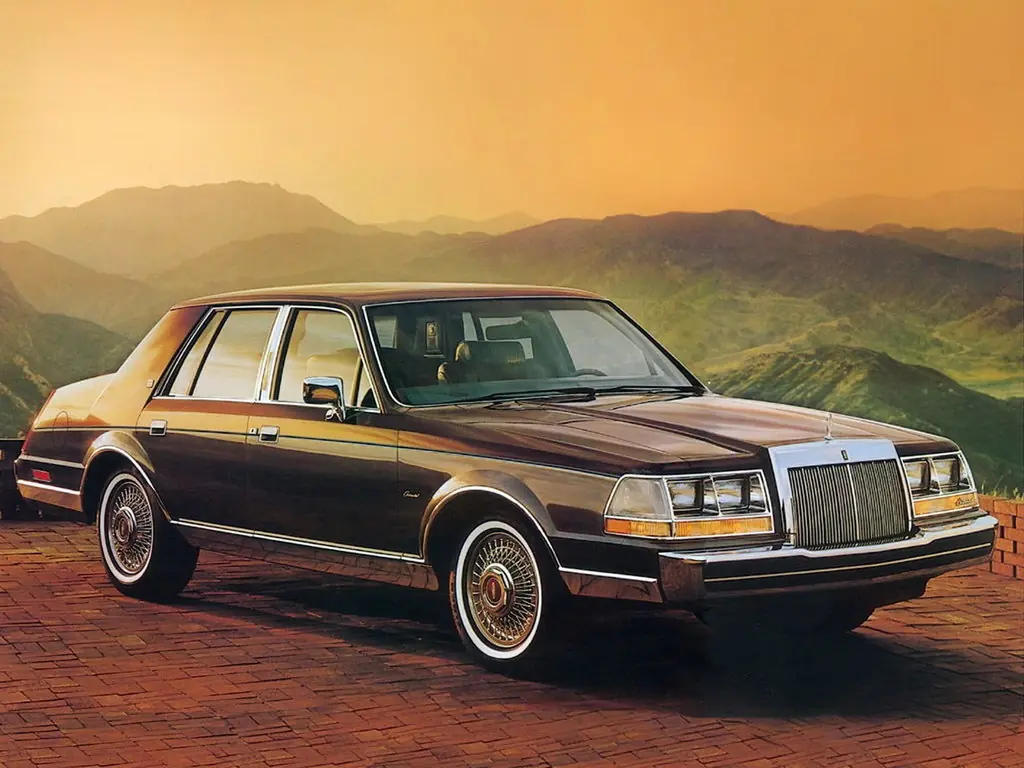 Lincoln Continental 7 поколение, рестайлинг, седан (1983 - 1987)